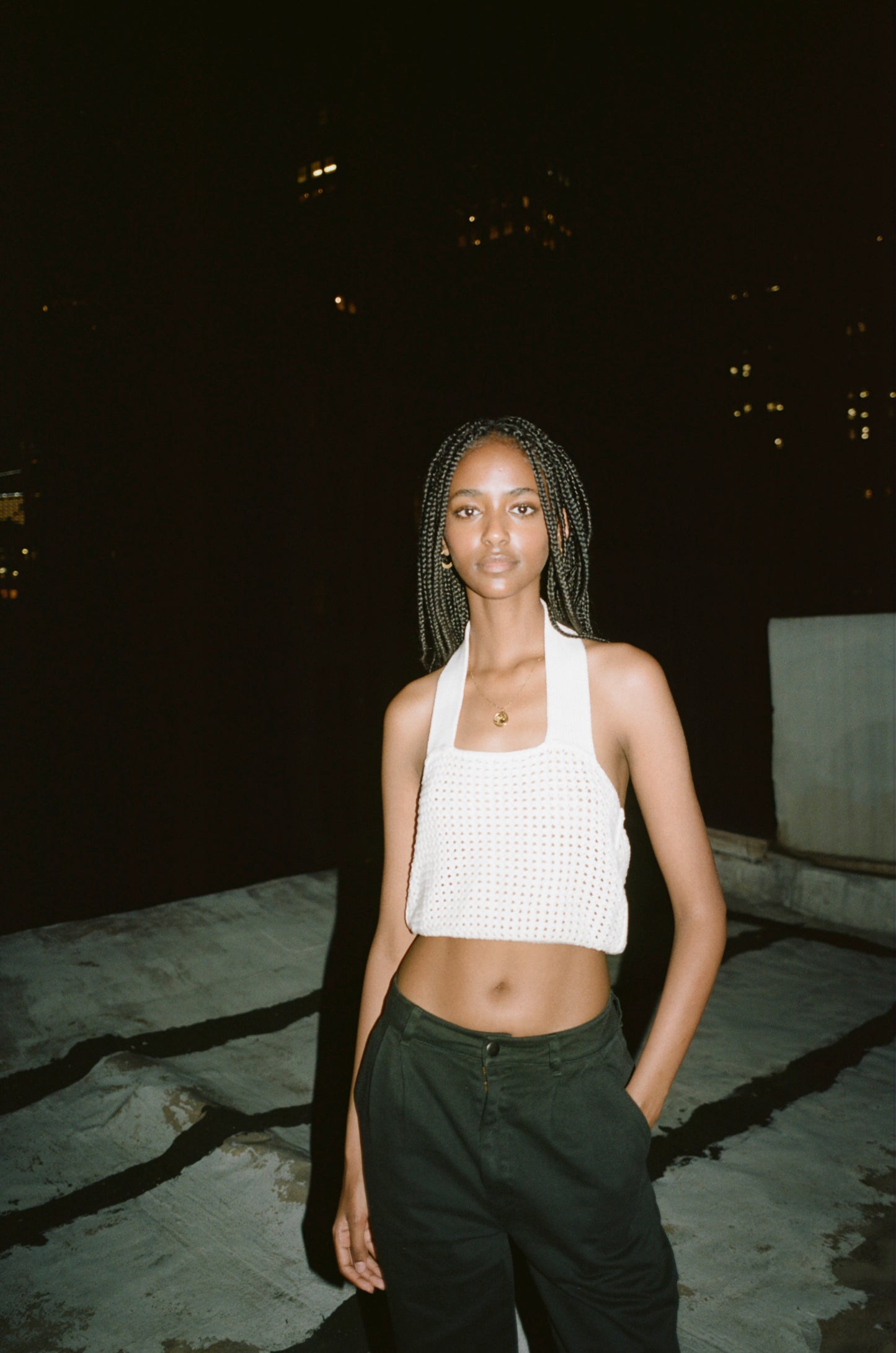 Makda Crocket Crop Top | Pre Order