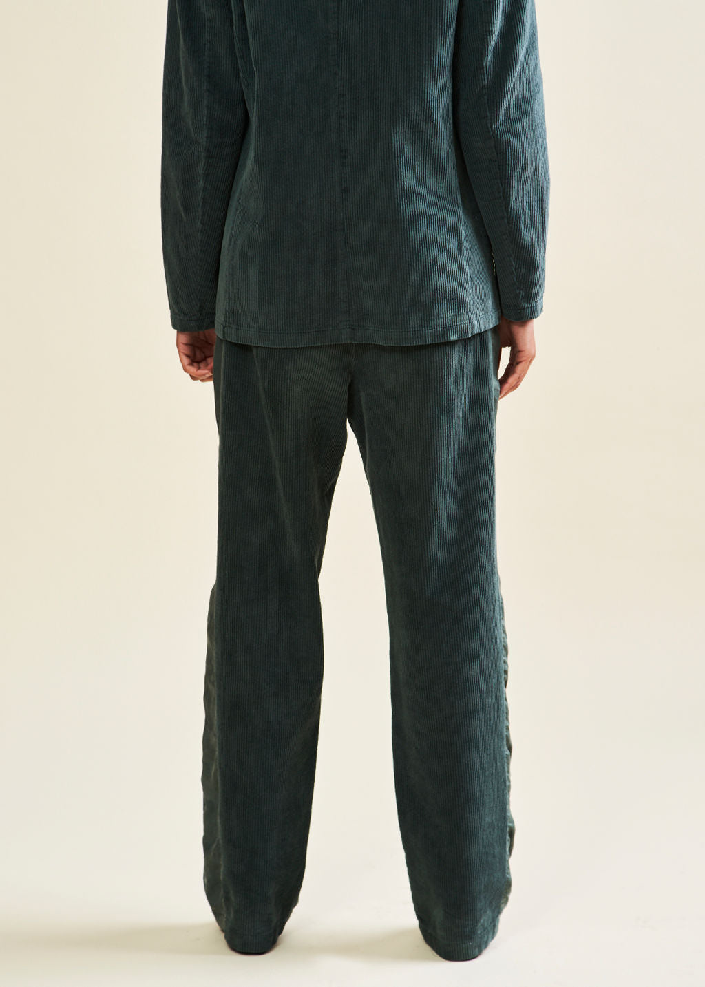 Asmeret Corduroy Suit Trousers Green