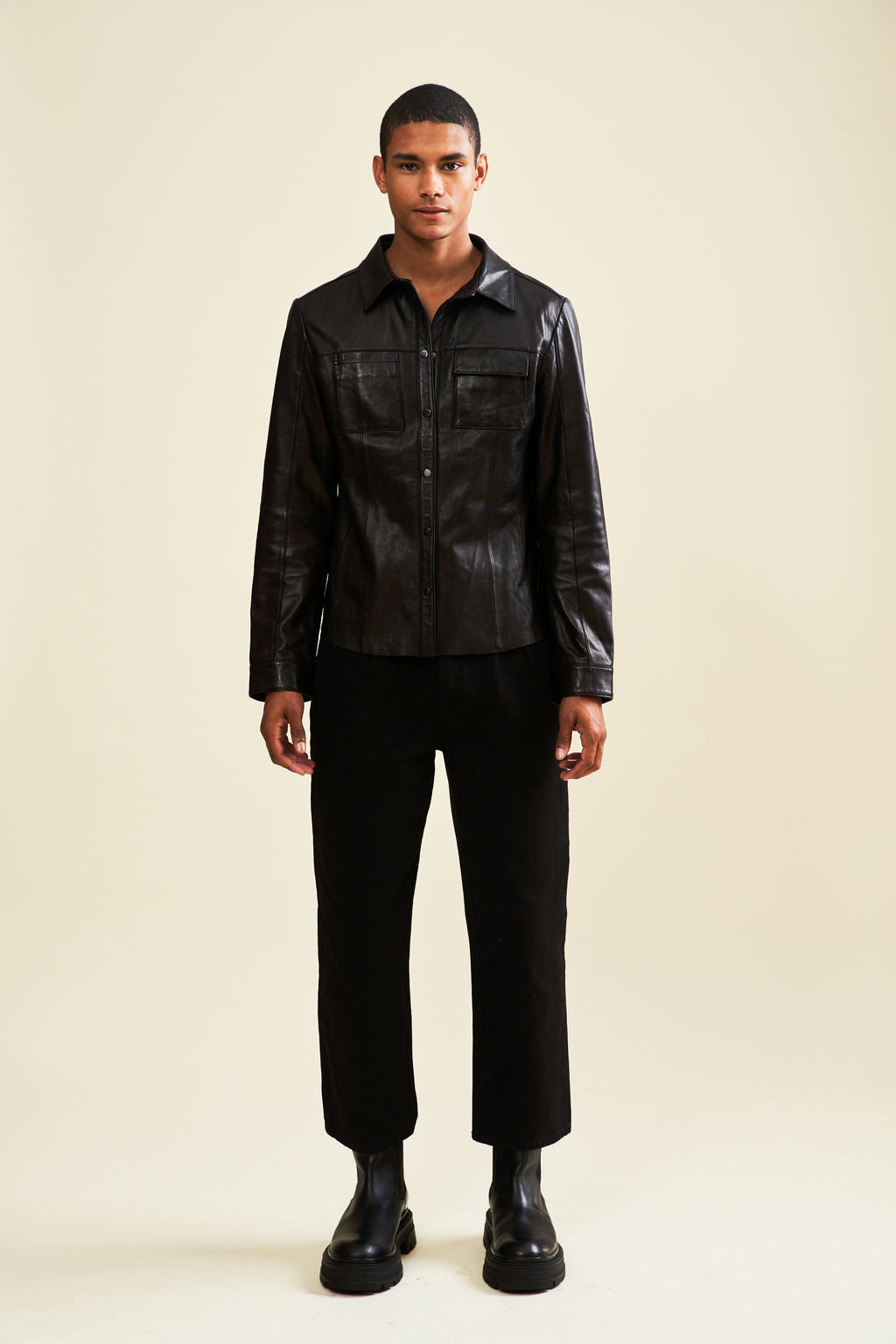 Tihtina Leather Shirt