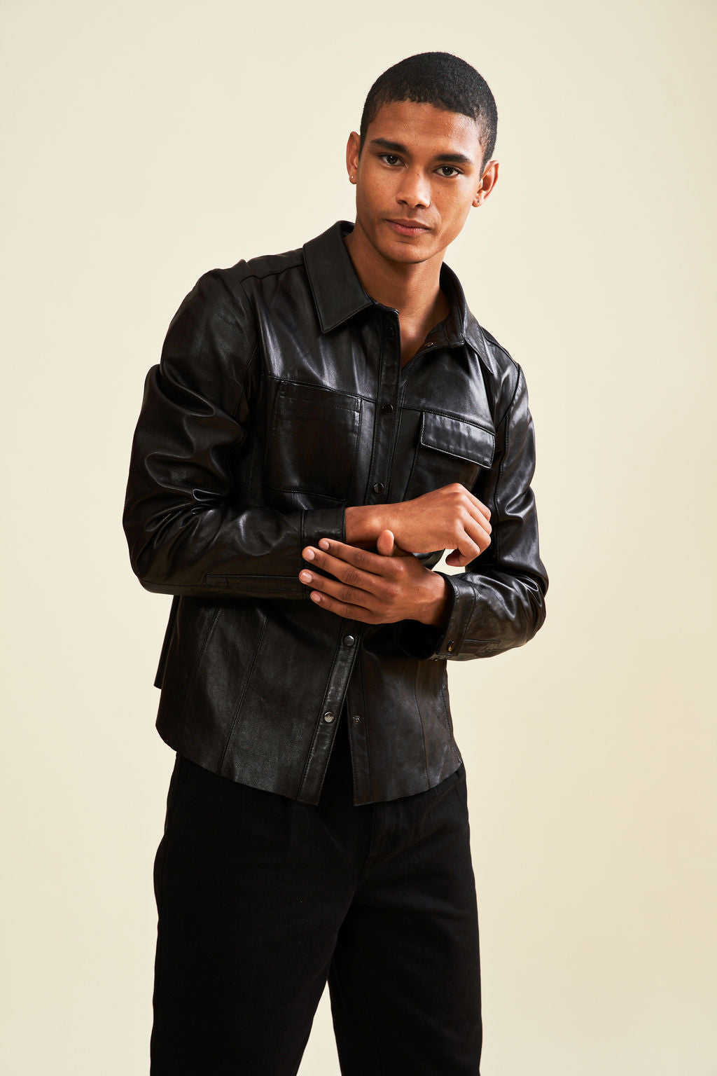 Tihtina Leather Shirt