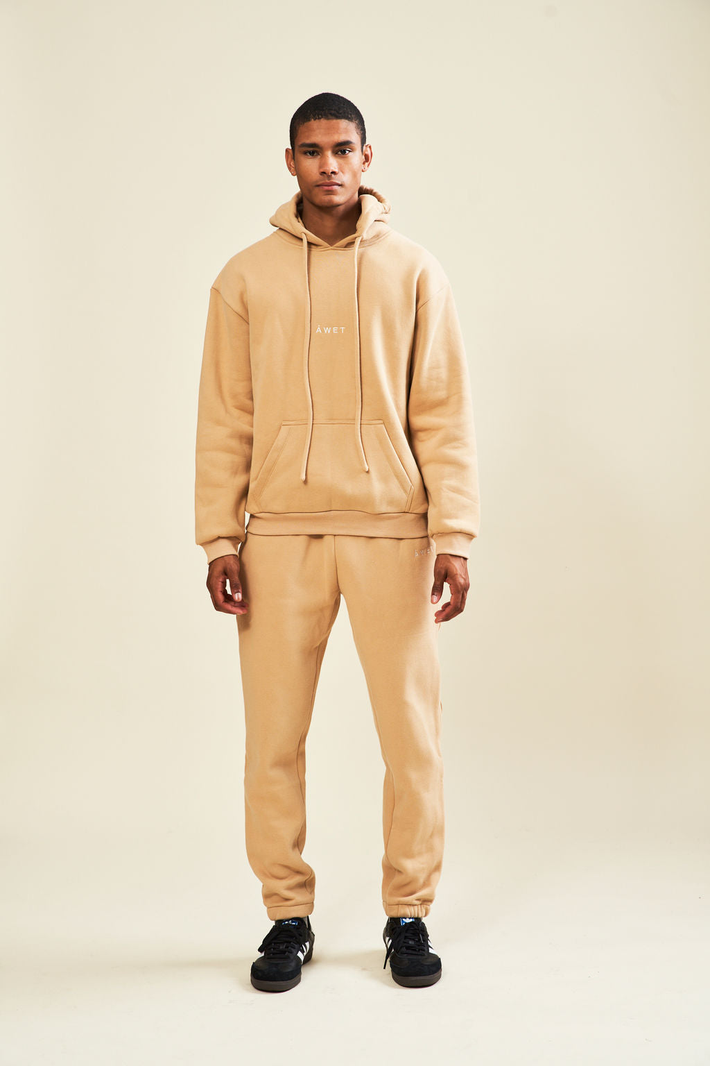 Selected Homme co-ord oversized joggers in beige