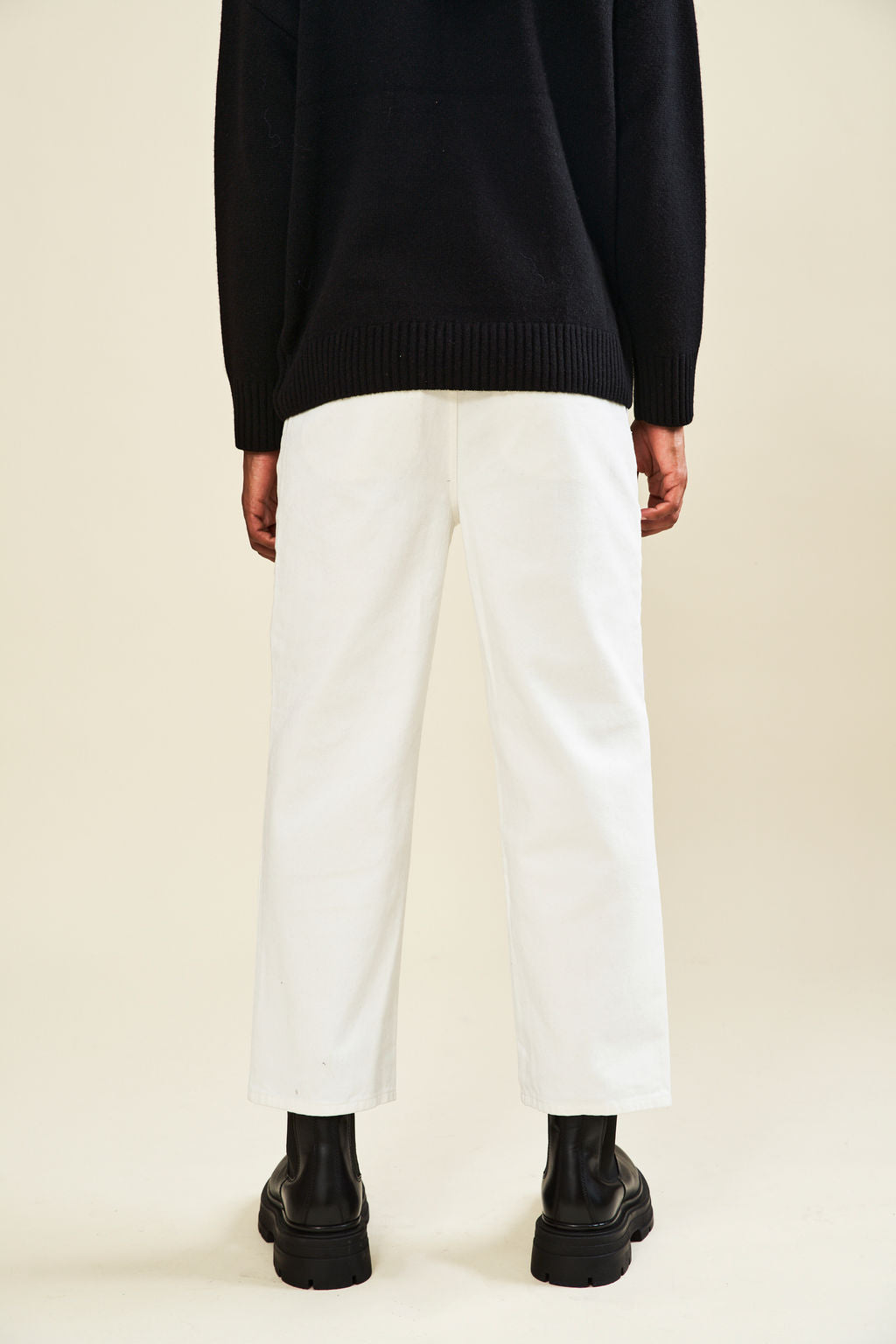 Nahom Bootcut Pant White