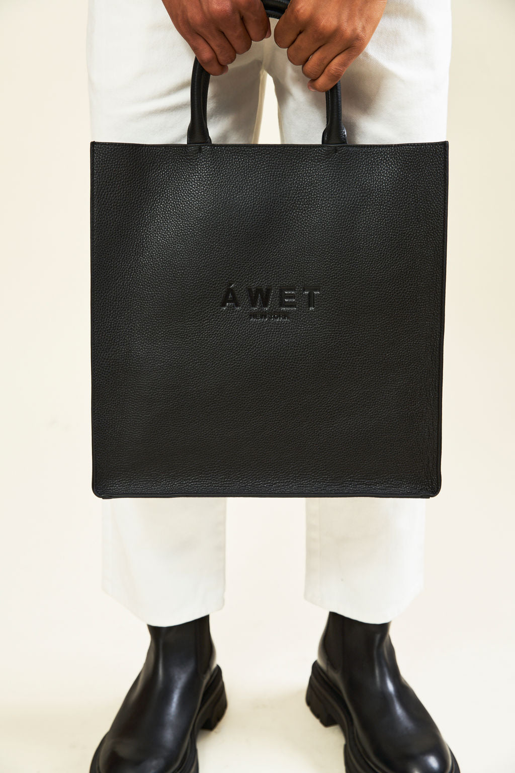 Delina Leather Tote
