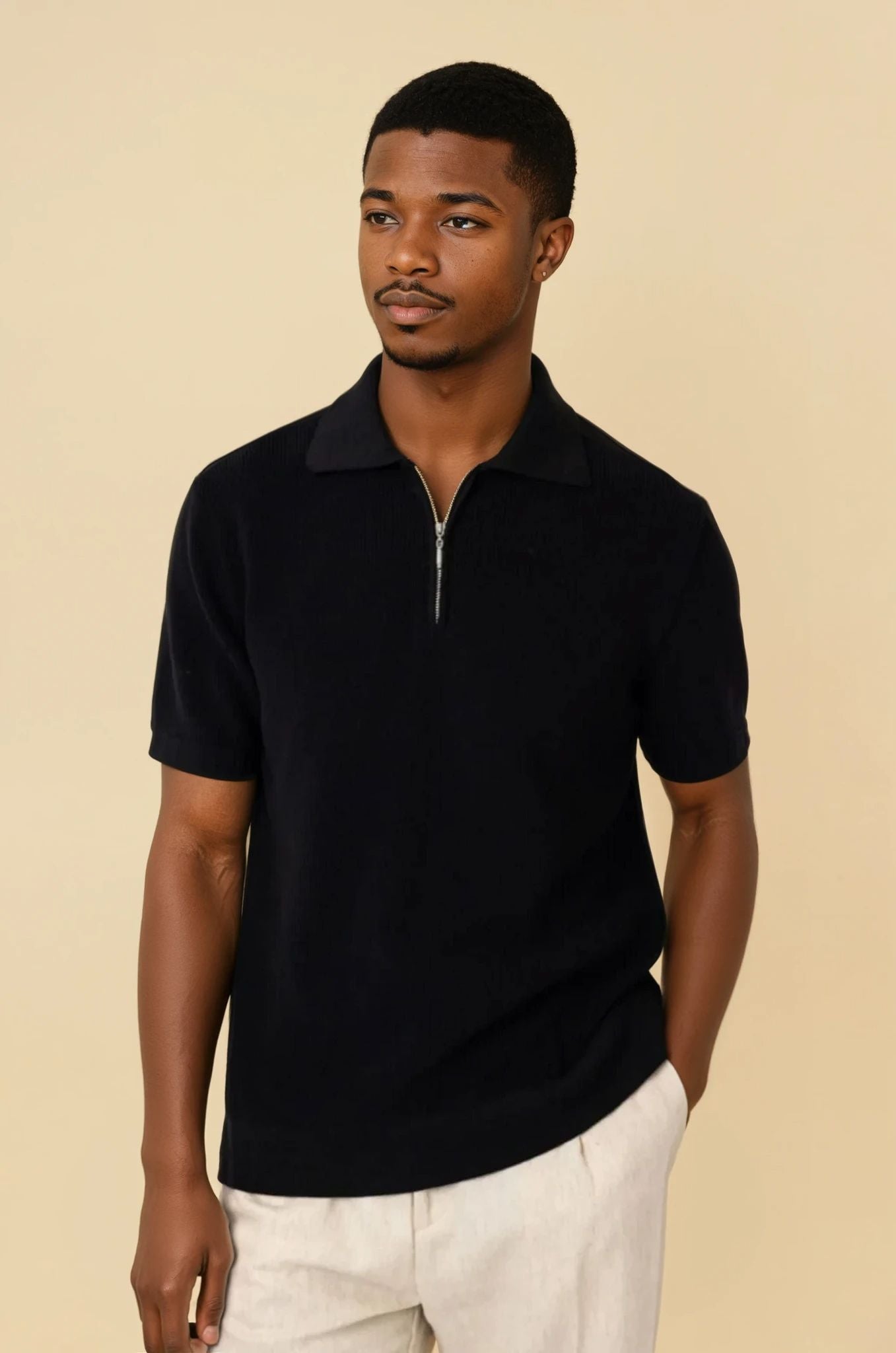 Idris Zip Polo