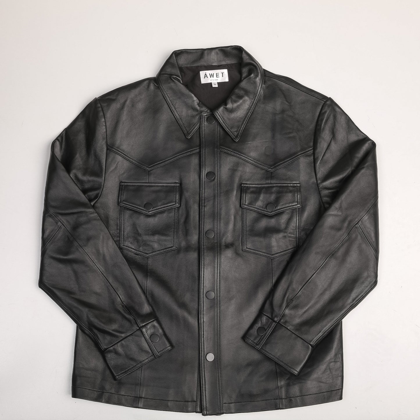 Nahom Leather Shirt