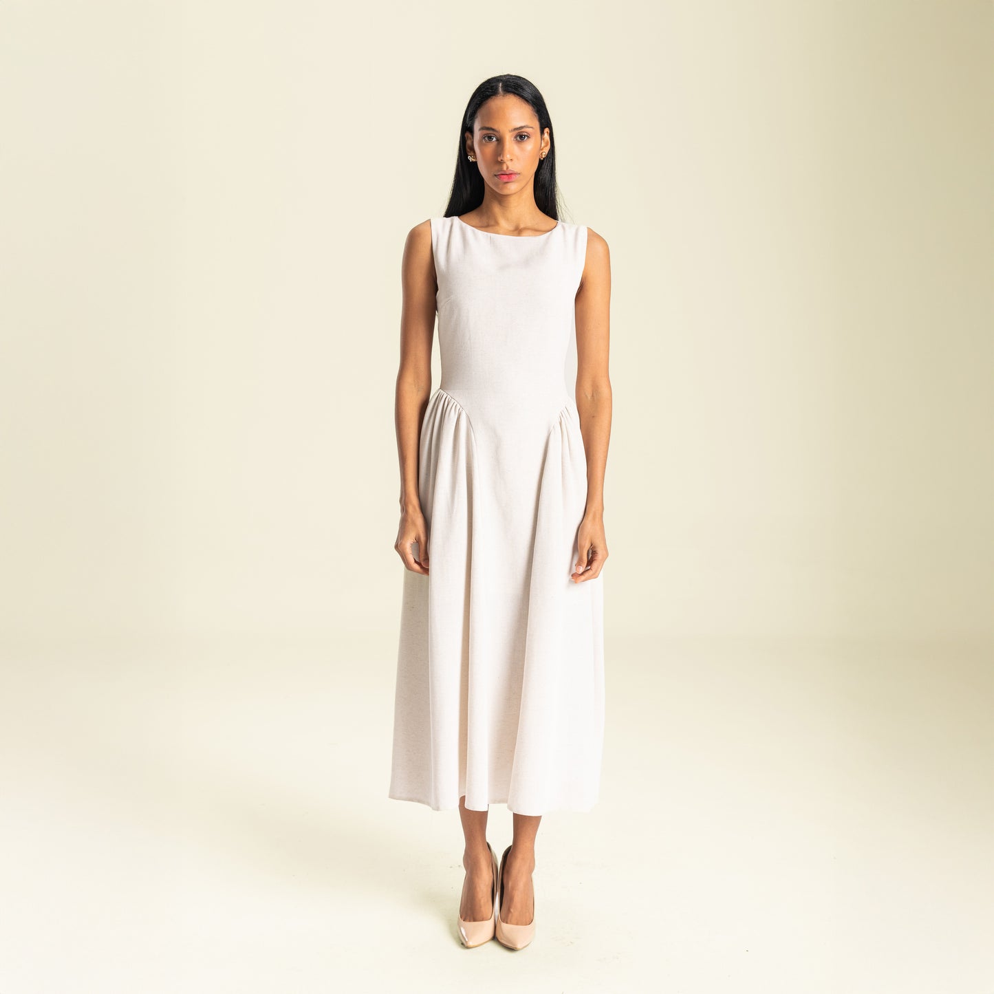 Sarit Midi Linen Dress