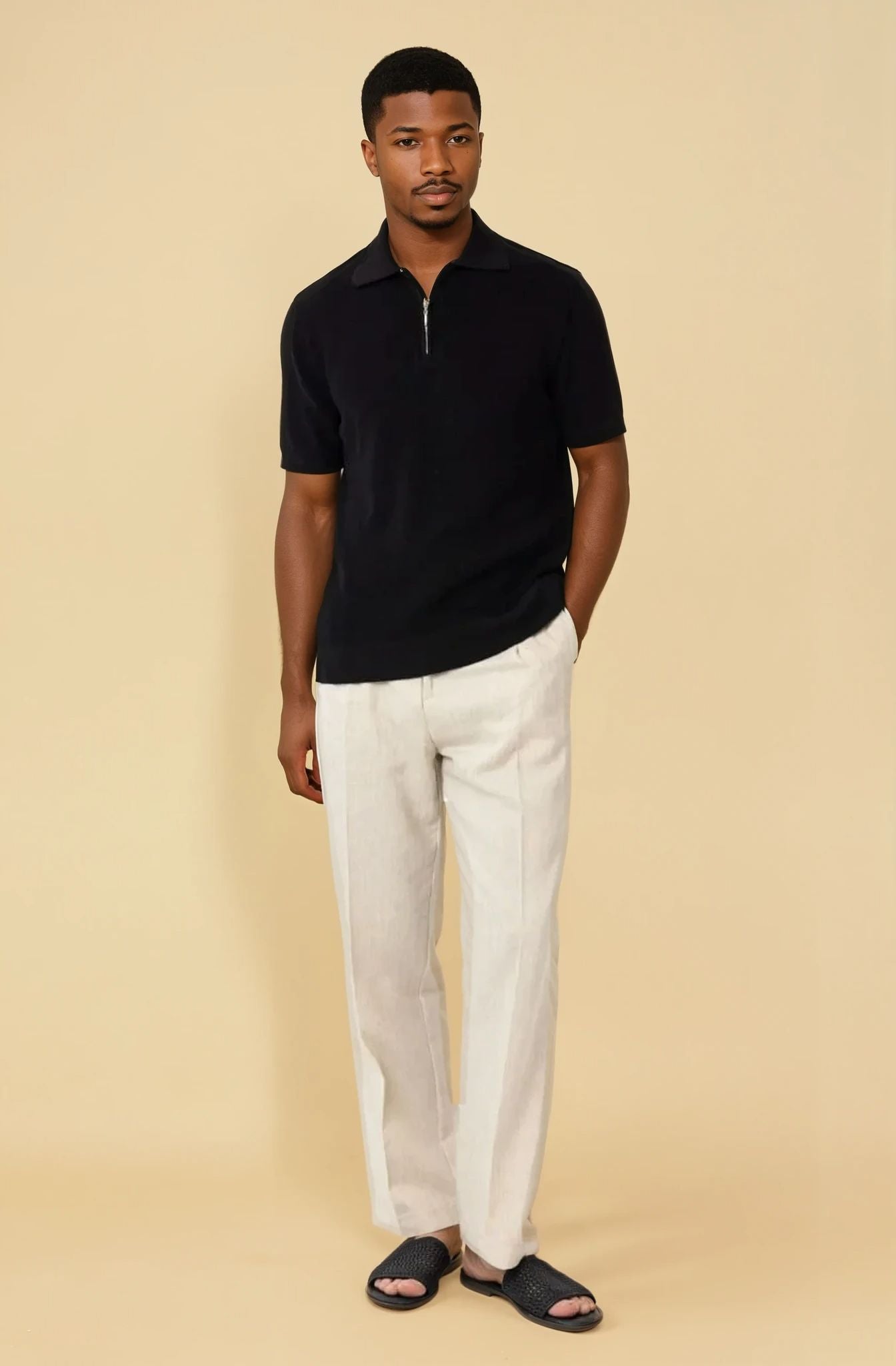 Idris Zip Polo