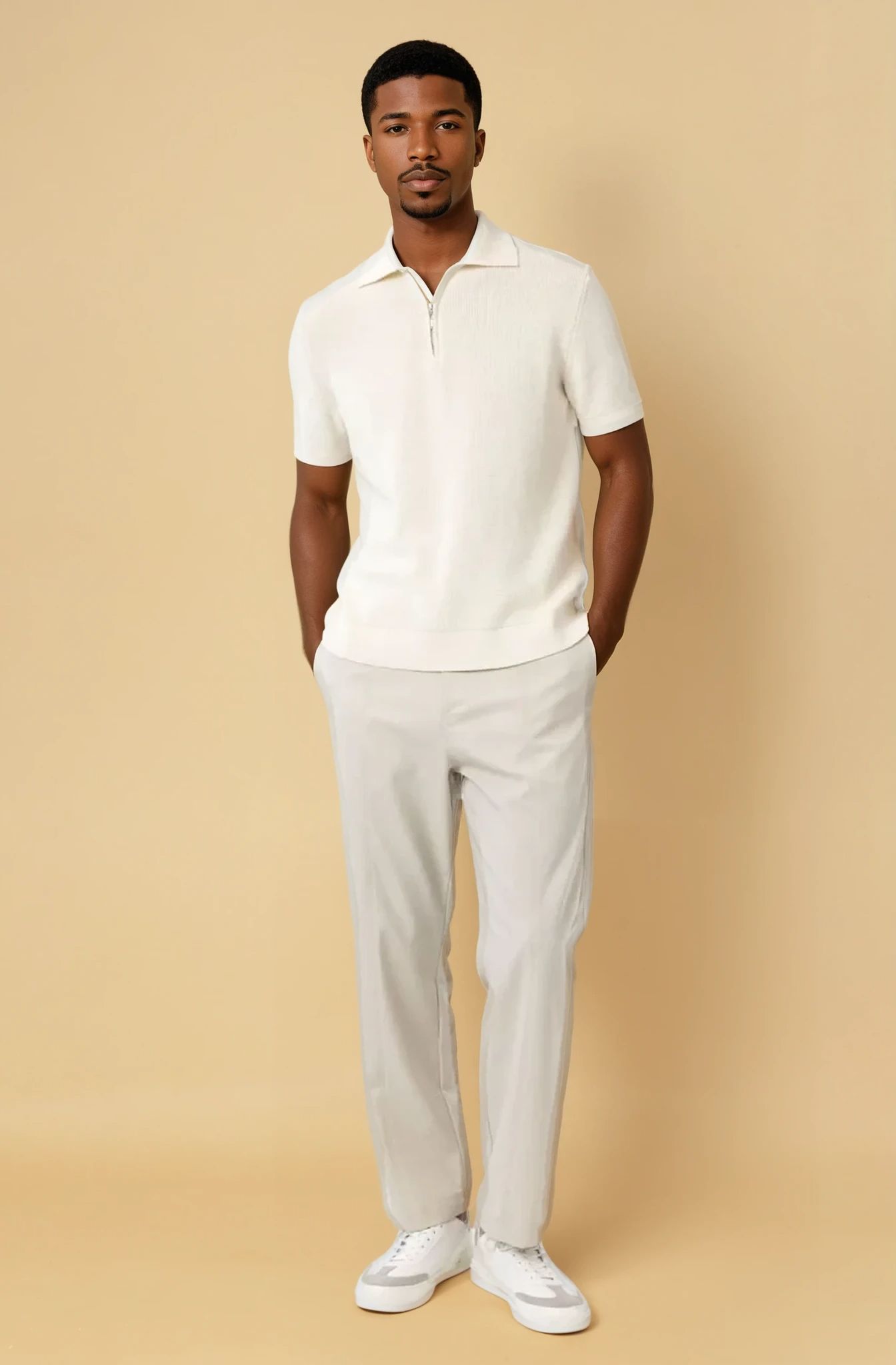Idris Zip Polo