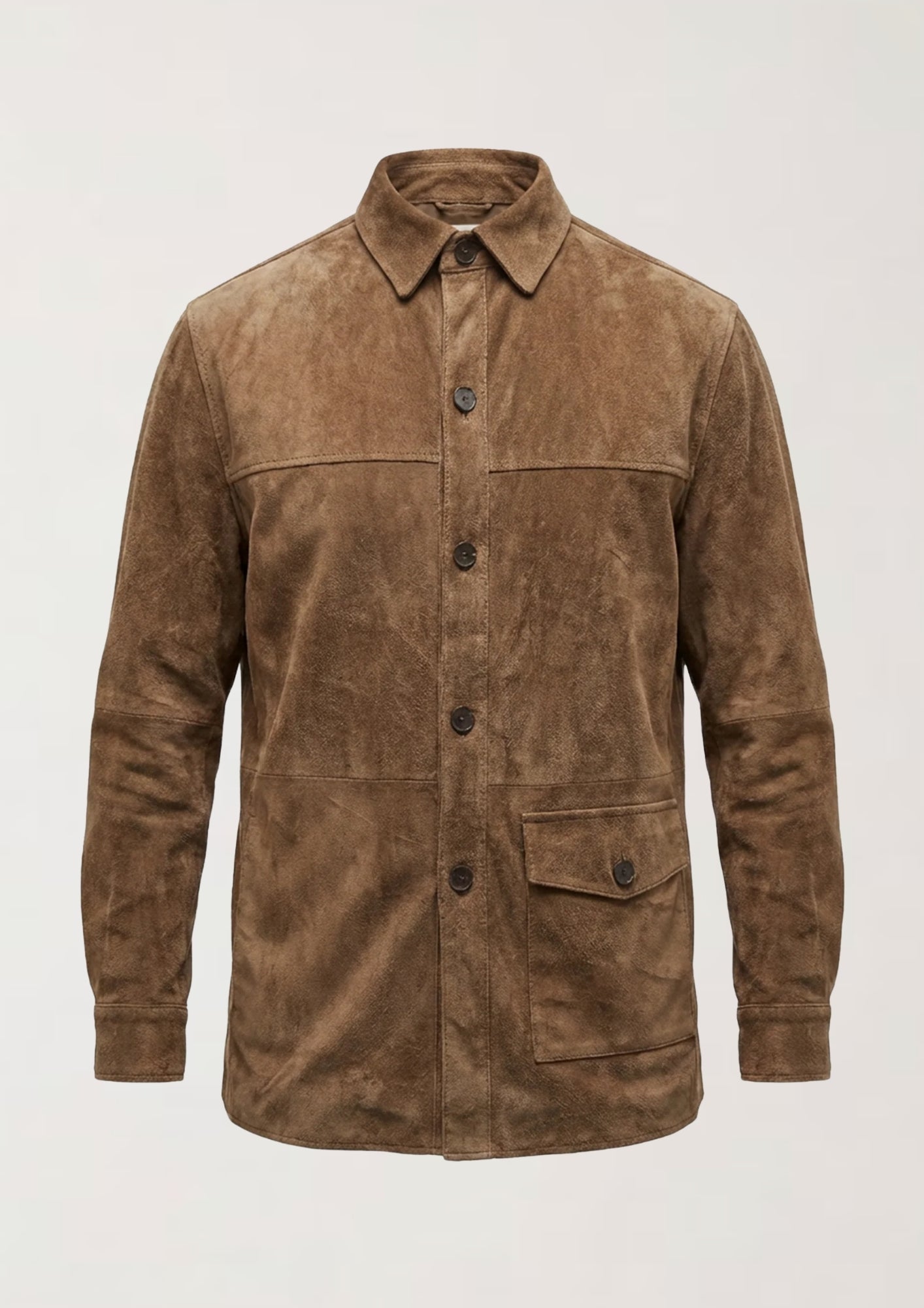 Georges Distressed Suede Jacket