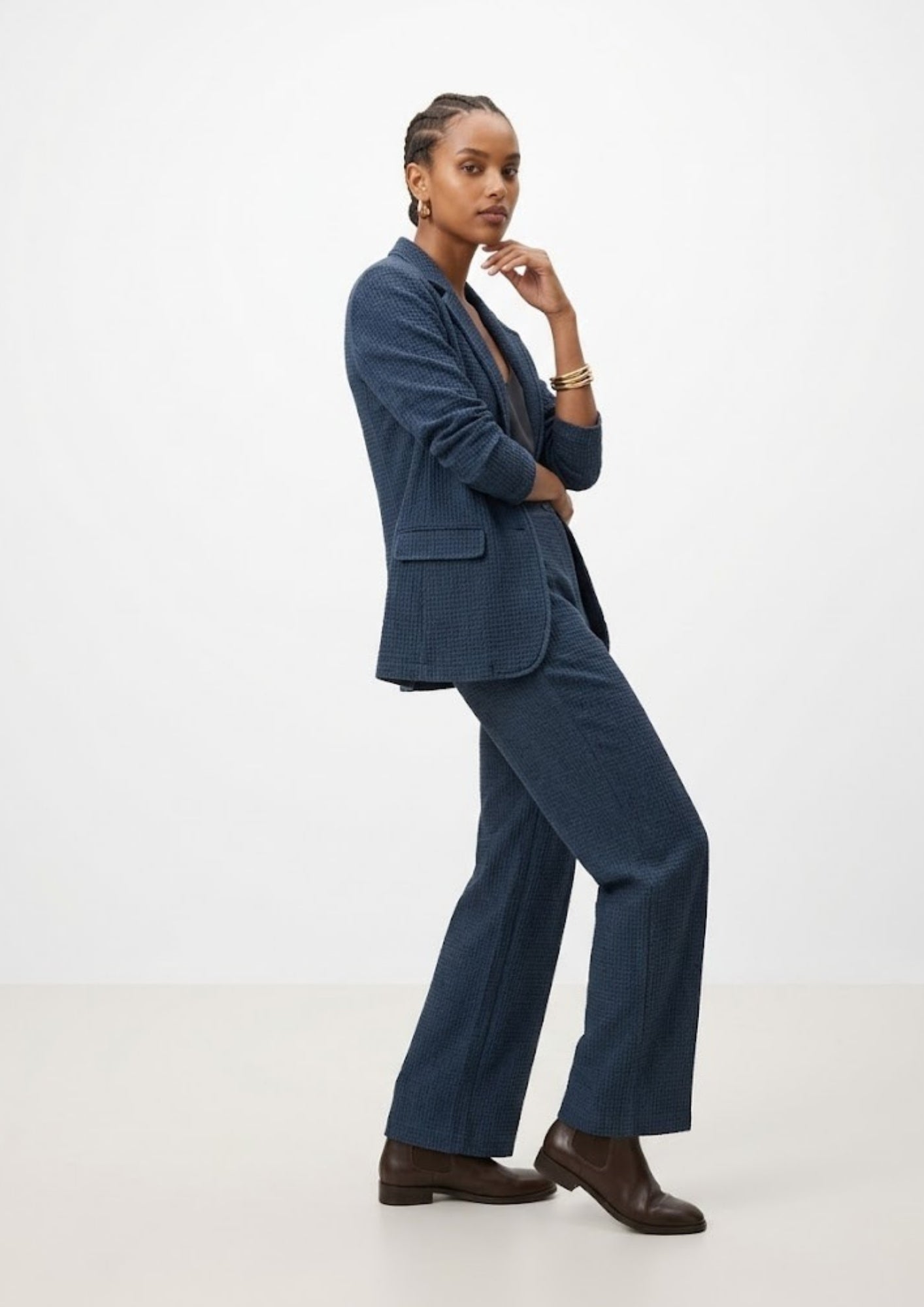Gelila Textured Trousers