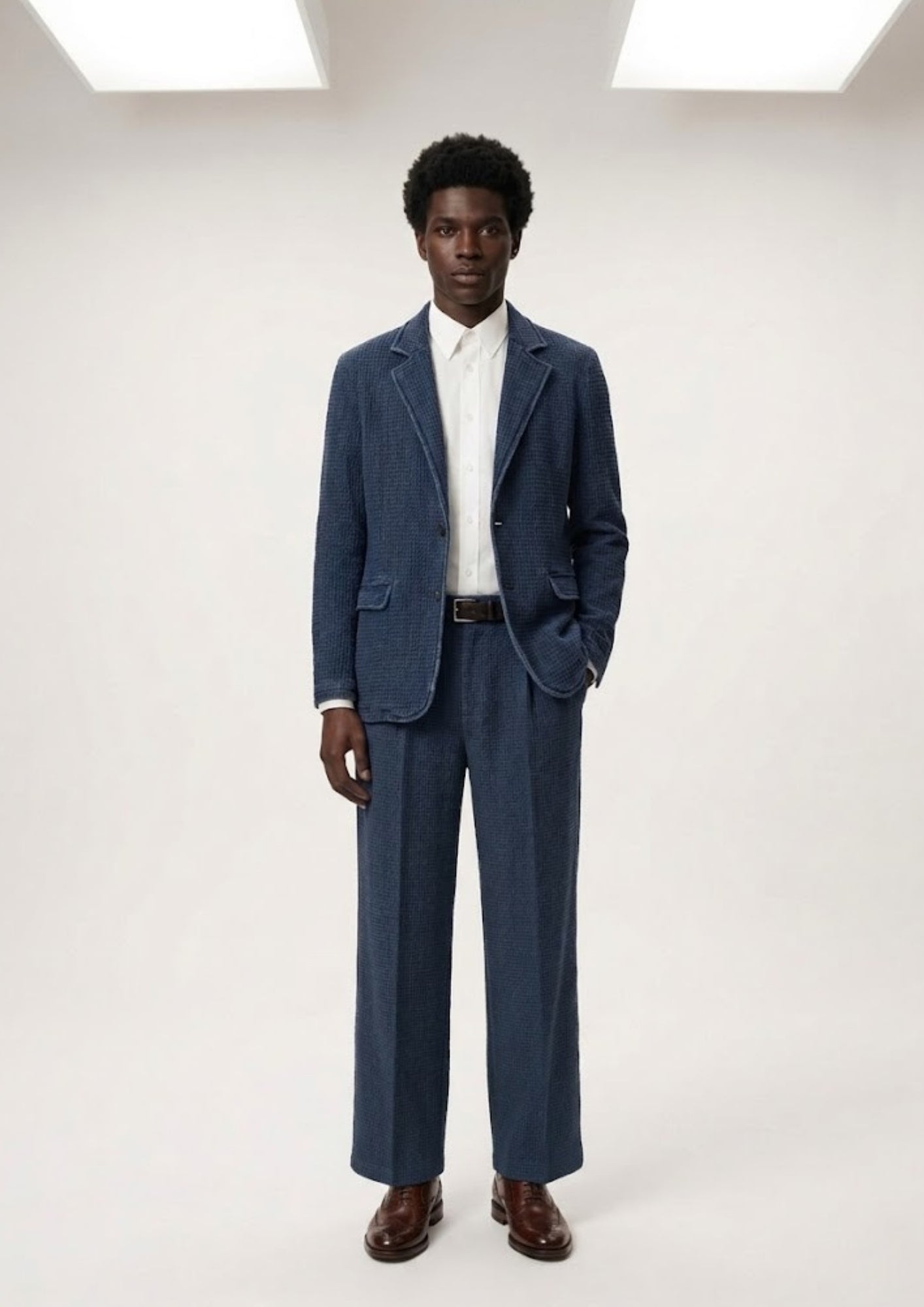 Gelila Textured Jacquard Sport Jacket