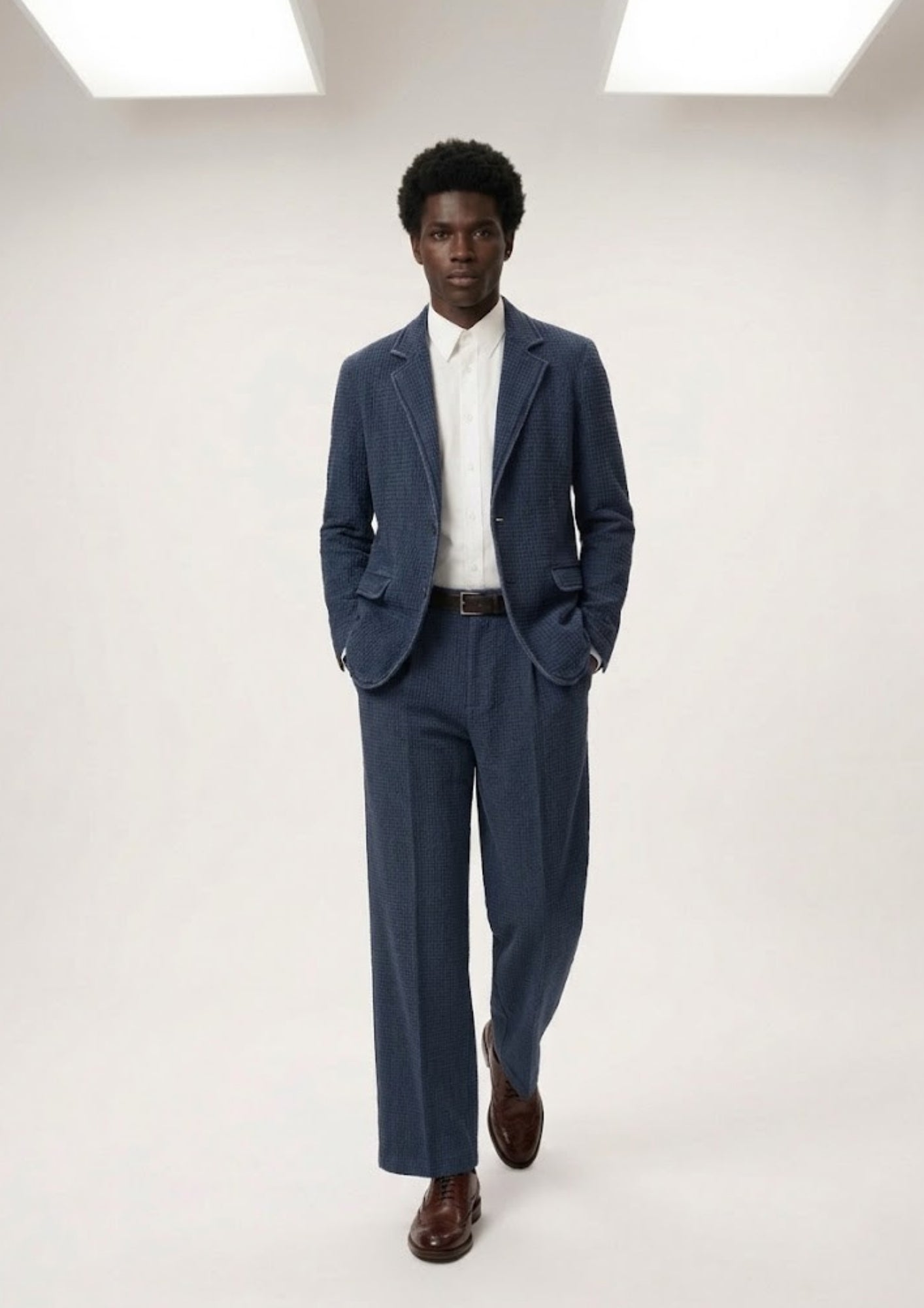 Gelila Textured Trousers