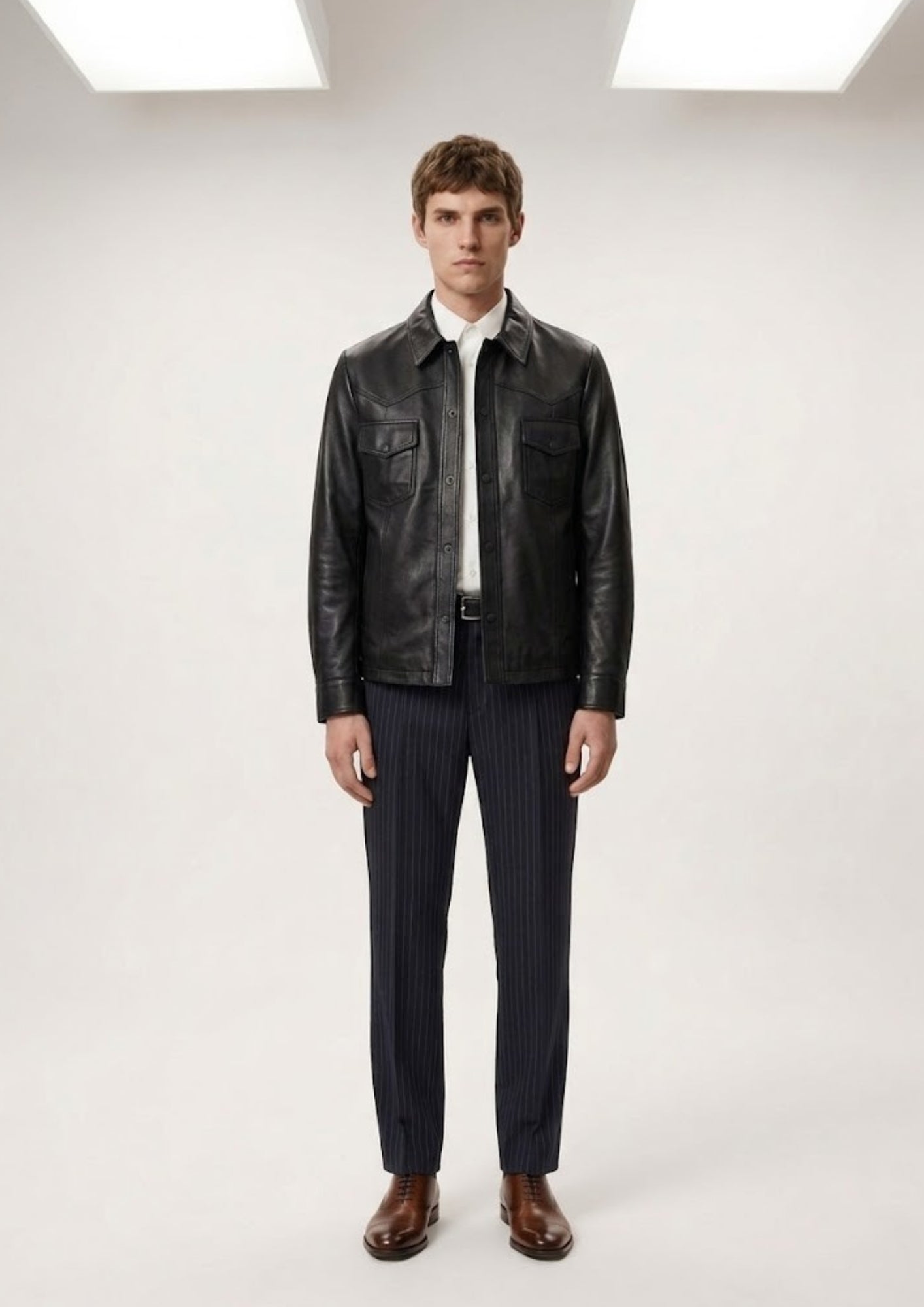 Victor Leather Shirt