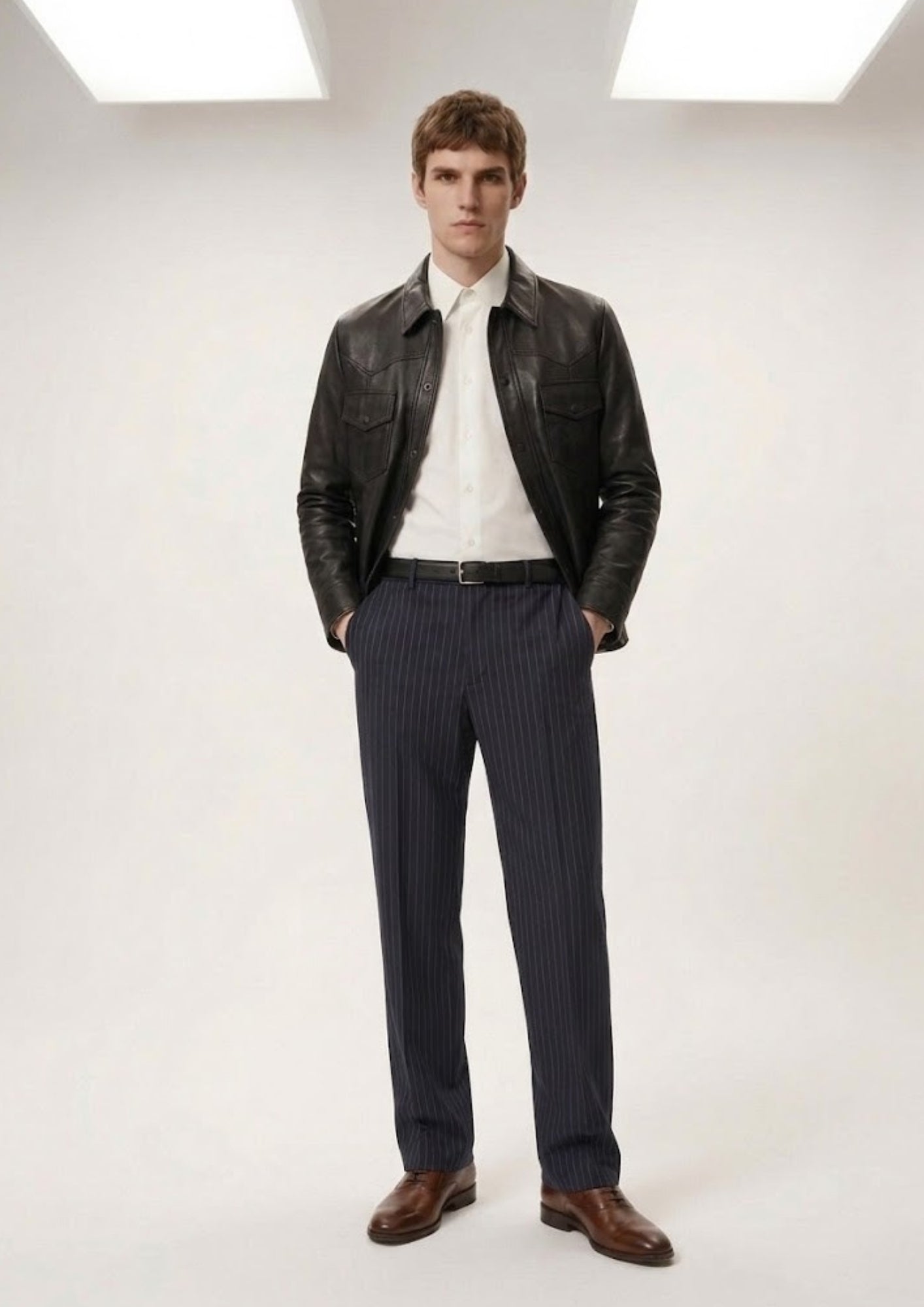 Victor Leather Shirt
