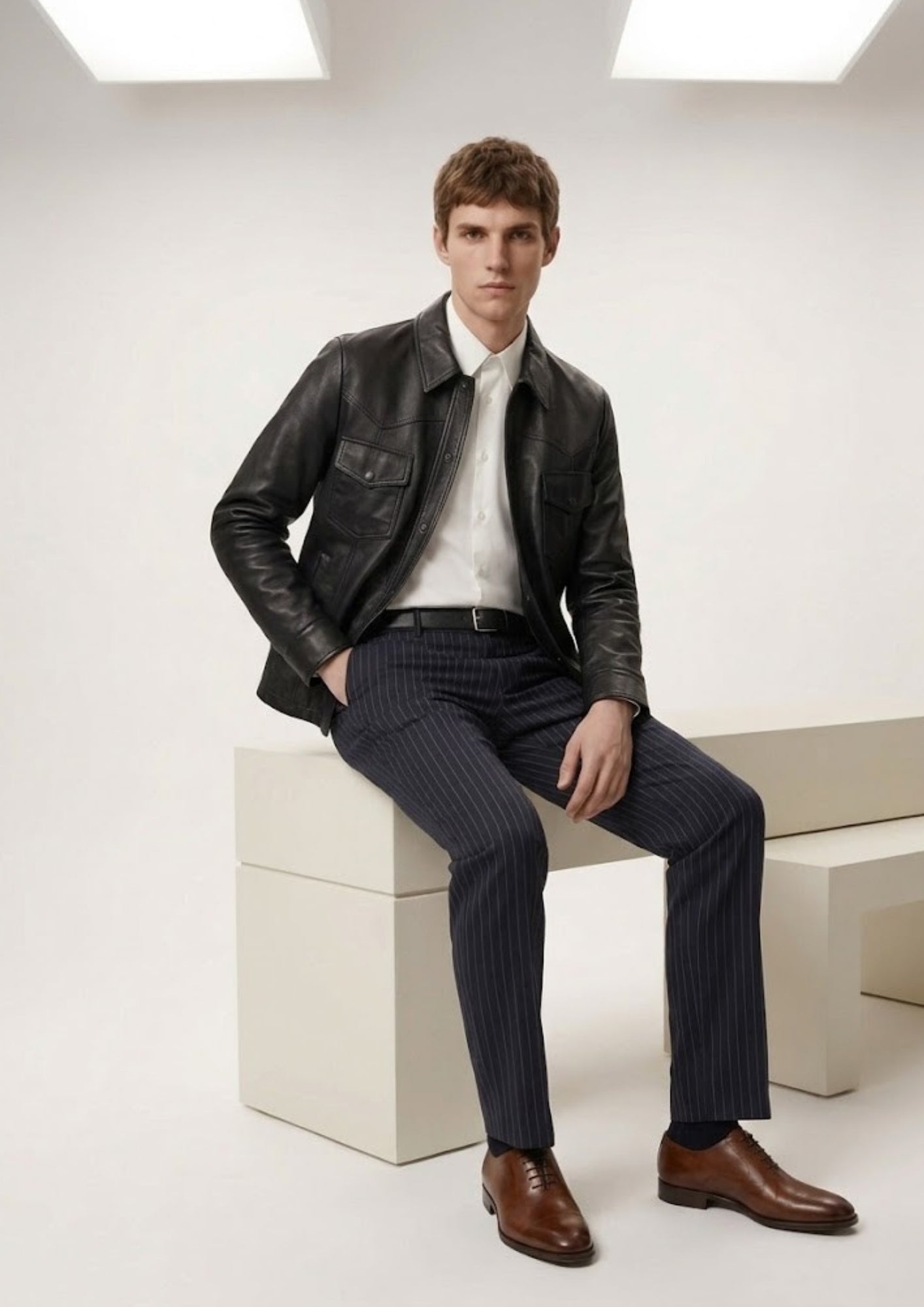 Victor Leather Shirt