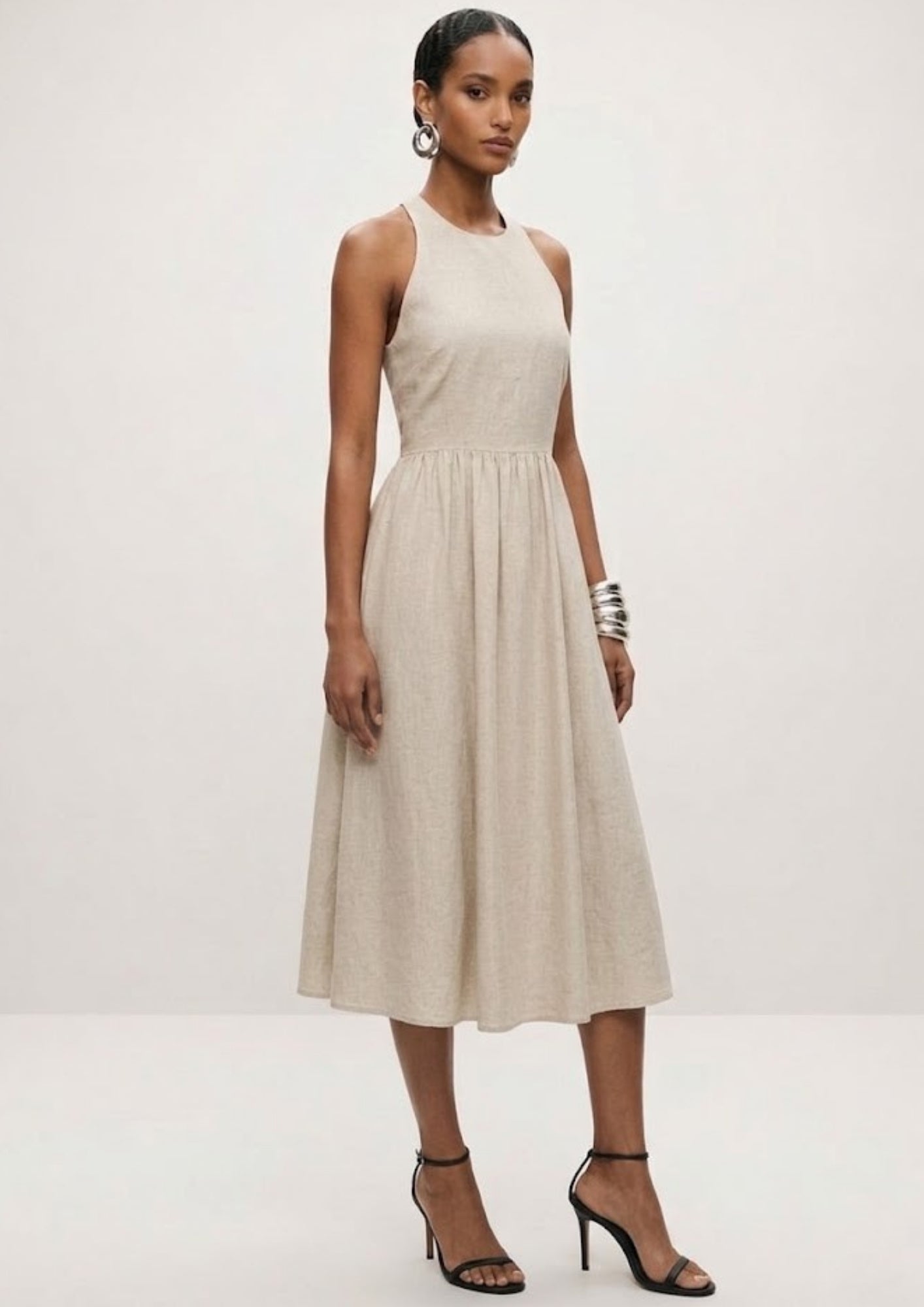 Colette Short Sleave Midi Dress