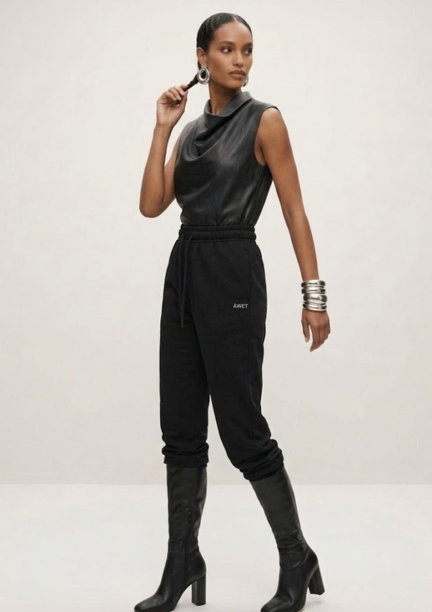 Adri Cowl Neck Top