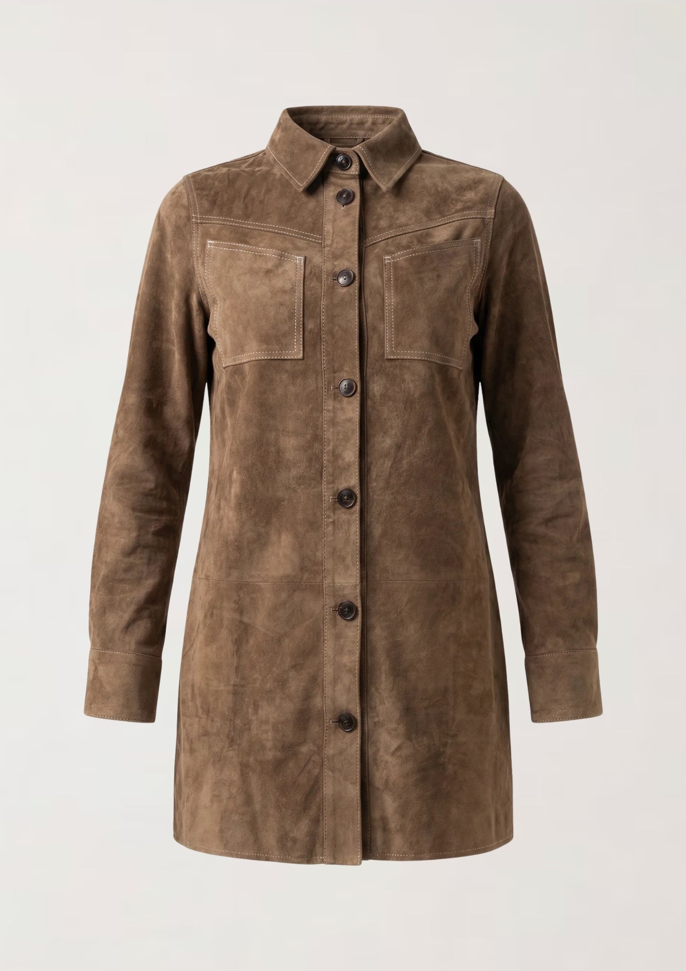 Ife Suede Jacket Dress