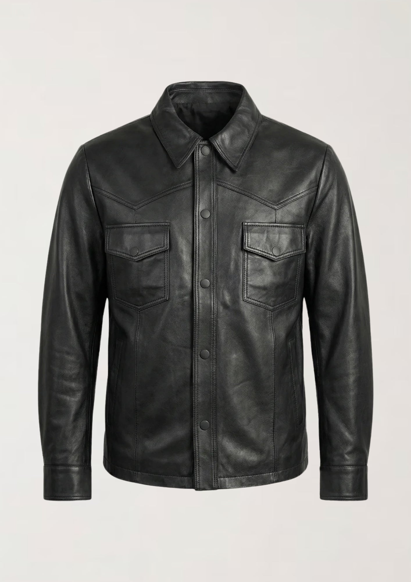 Victor Leather Shirt