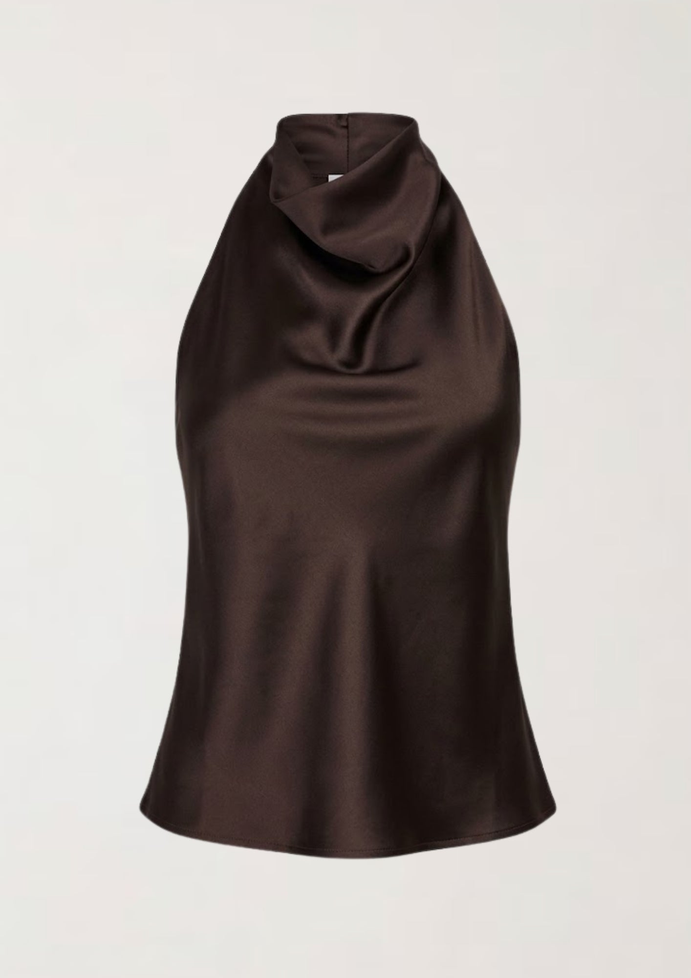 Leonor Draped Silk Halter