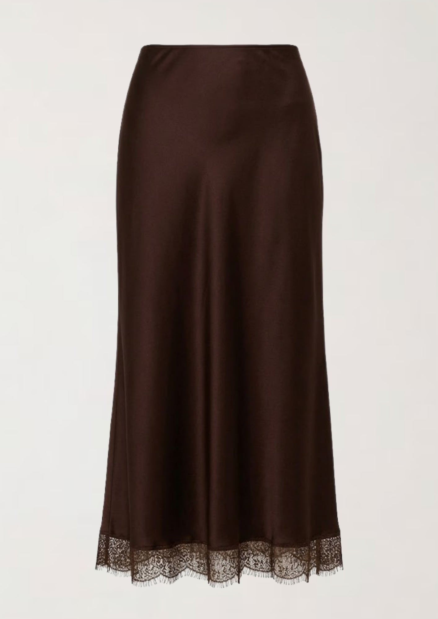 Leonor Lace Hem Bias Skirt