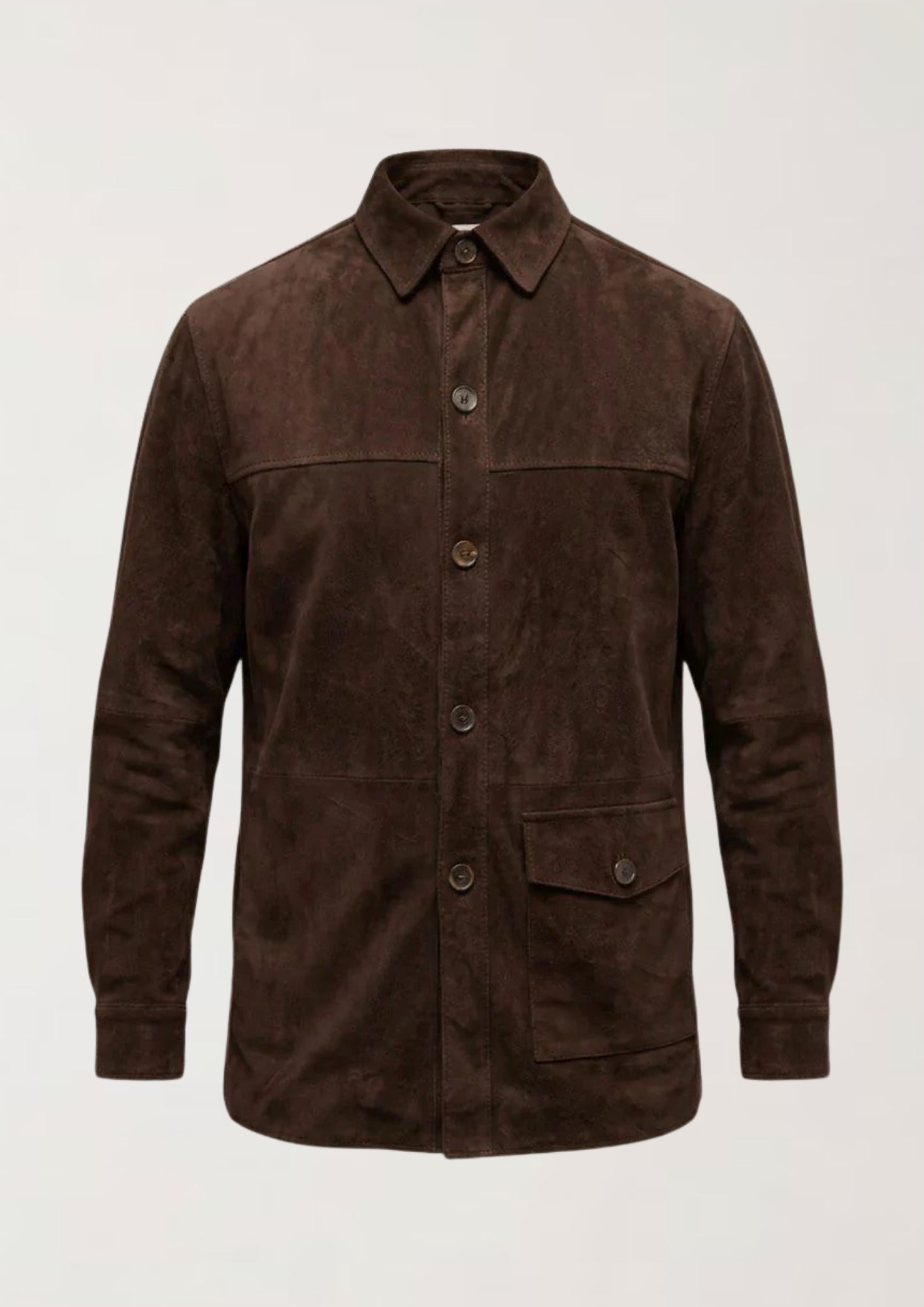 Georges Distressed Suede Jacket