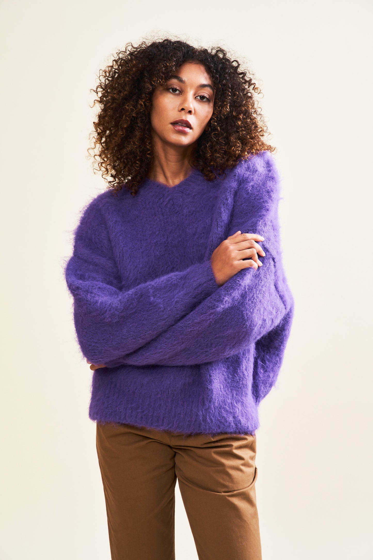 Aster Fluffy Sweater