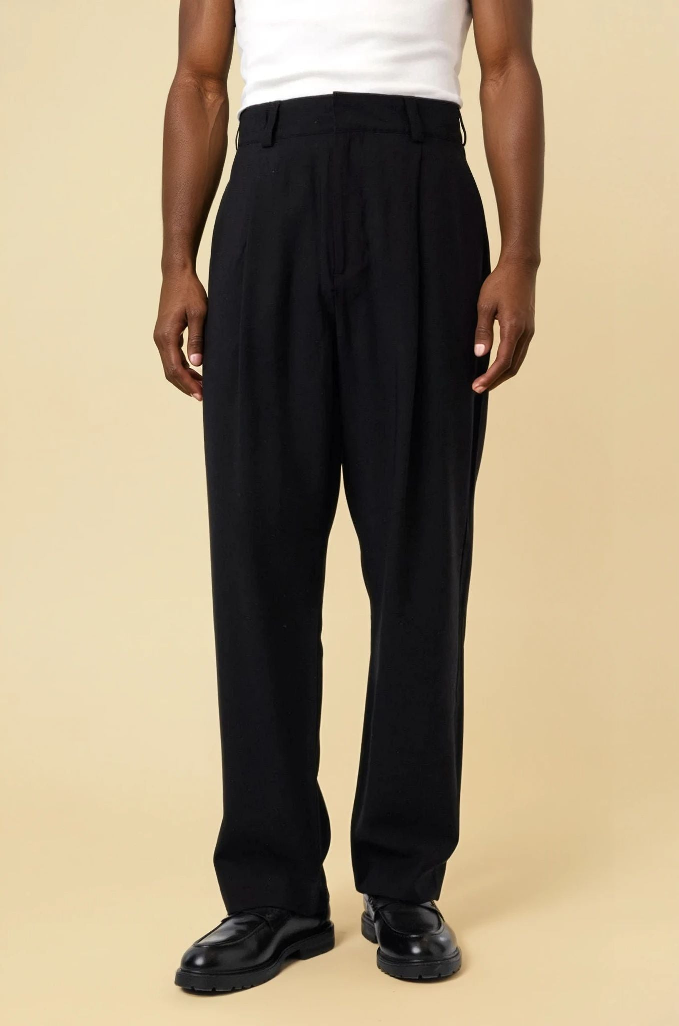 Amir Pleated Trousers