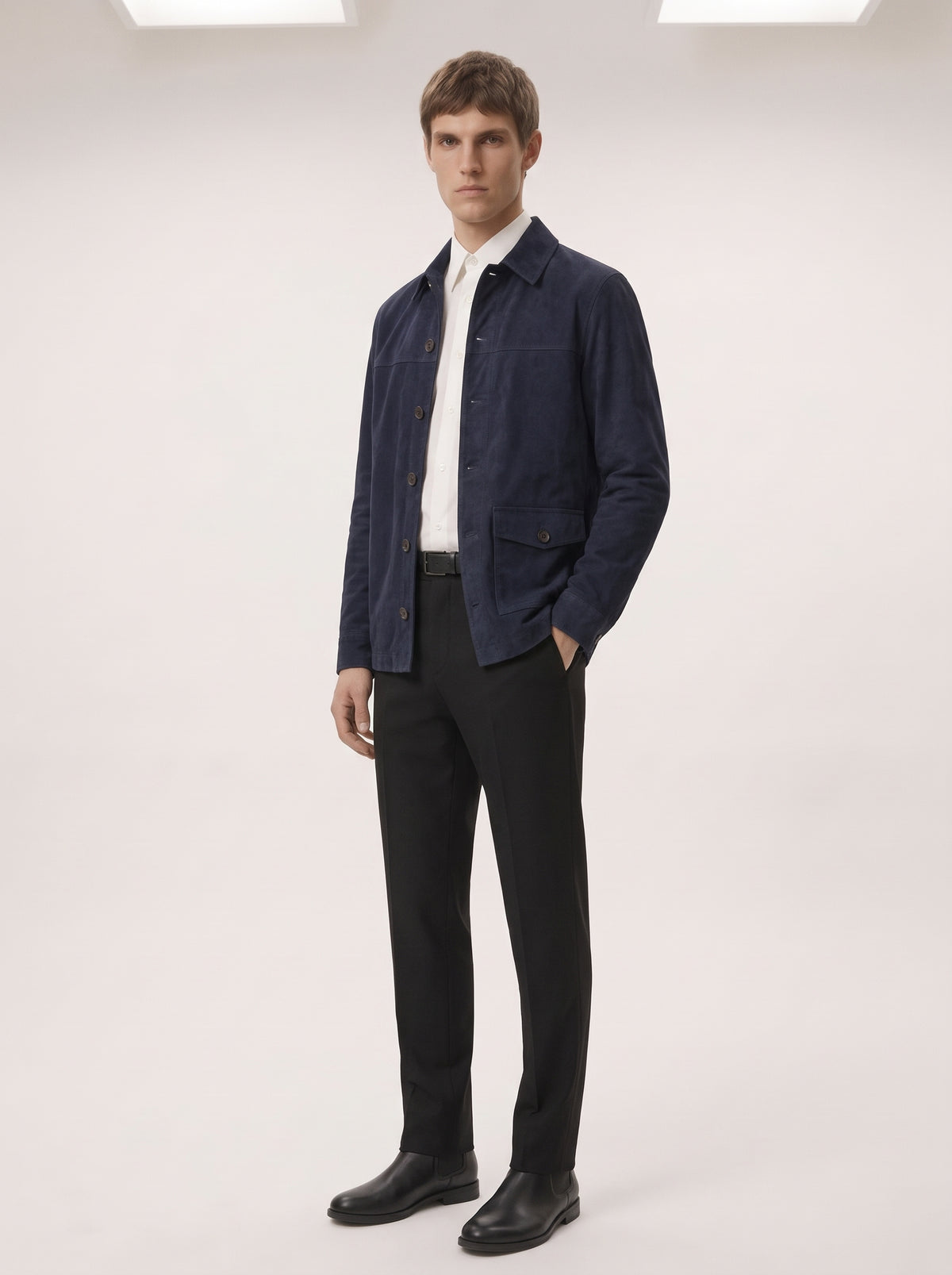 Georges Distressed Suede Jacket
