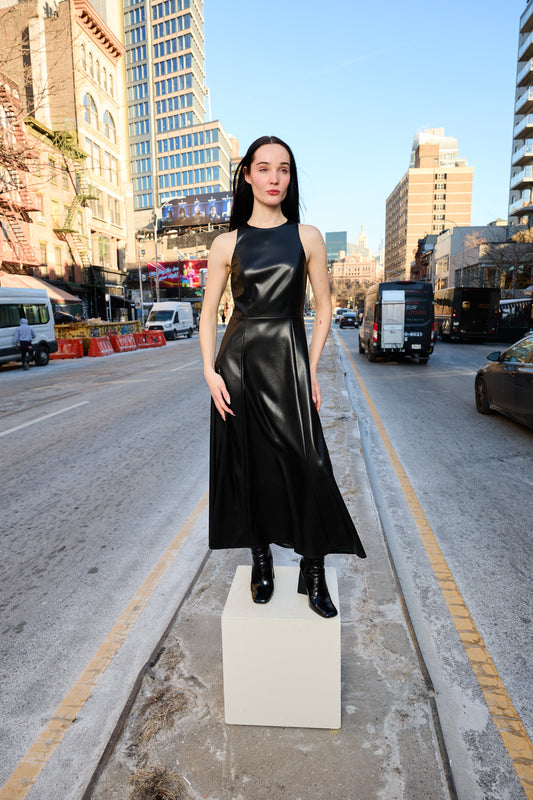 Jamila Leather Dress | Pre-Order