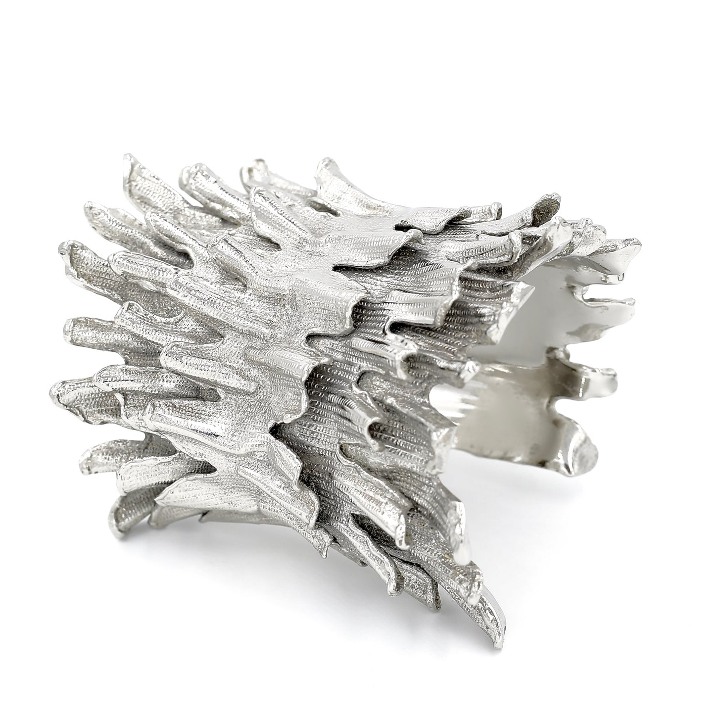 Spiny Murex Conch Cuff - Silver Plate (Double)
