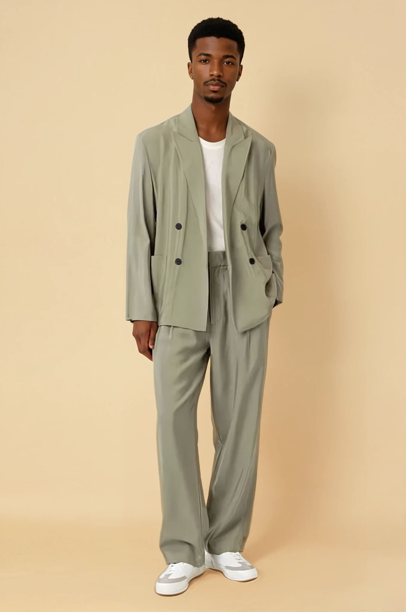 Amir Pleated Trousers