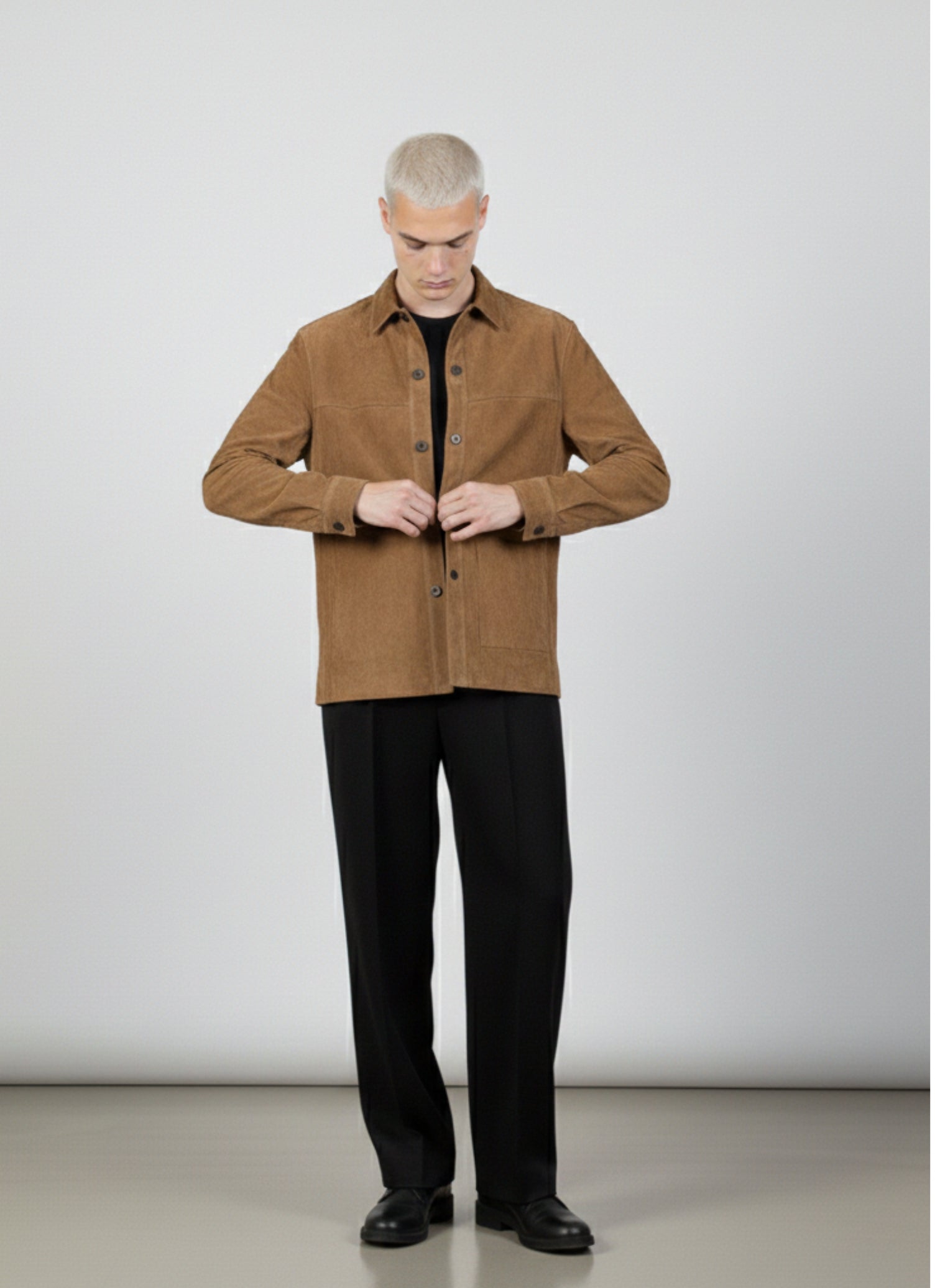 Georges Distressed Suede Jacket