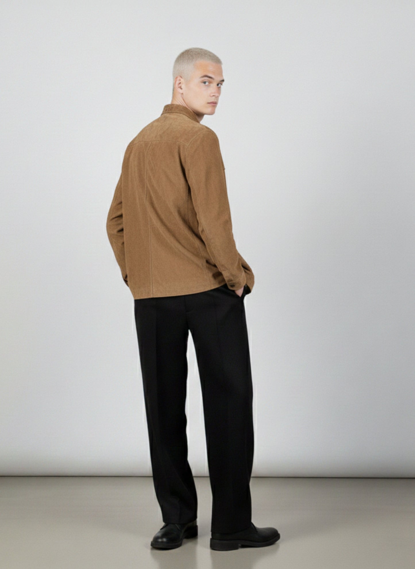 Georges Distressed Suede Jacket