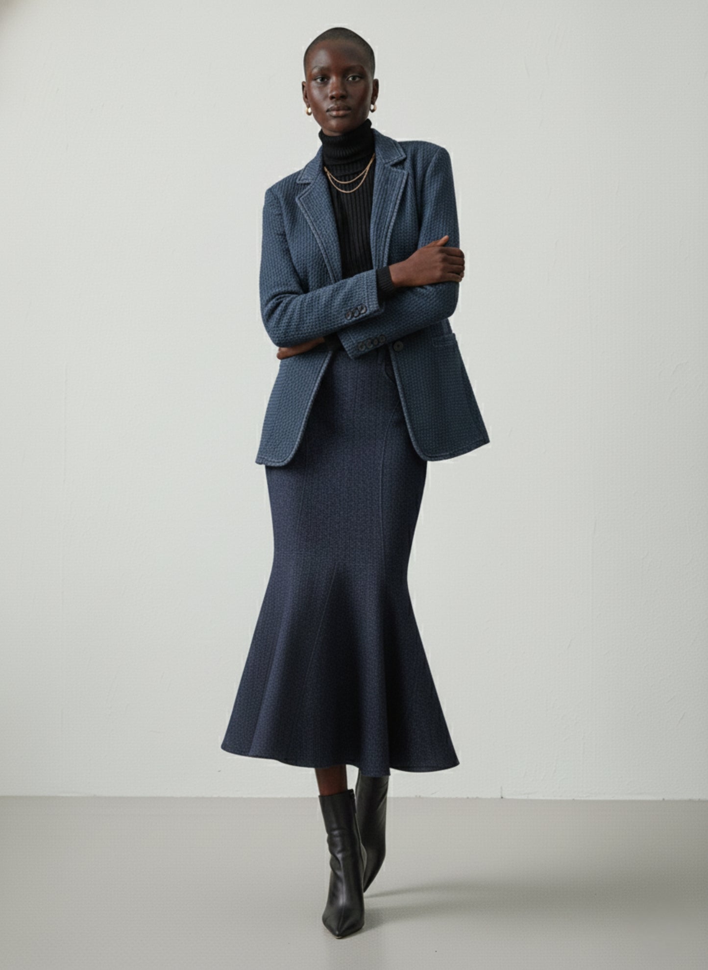 Gelila Textured Jacquard Jacket