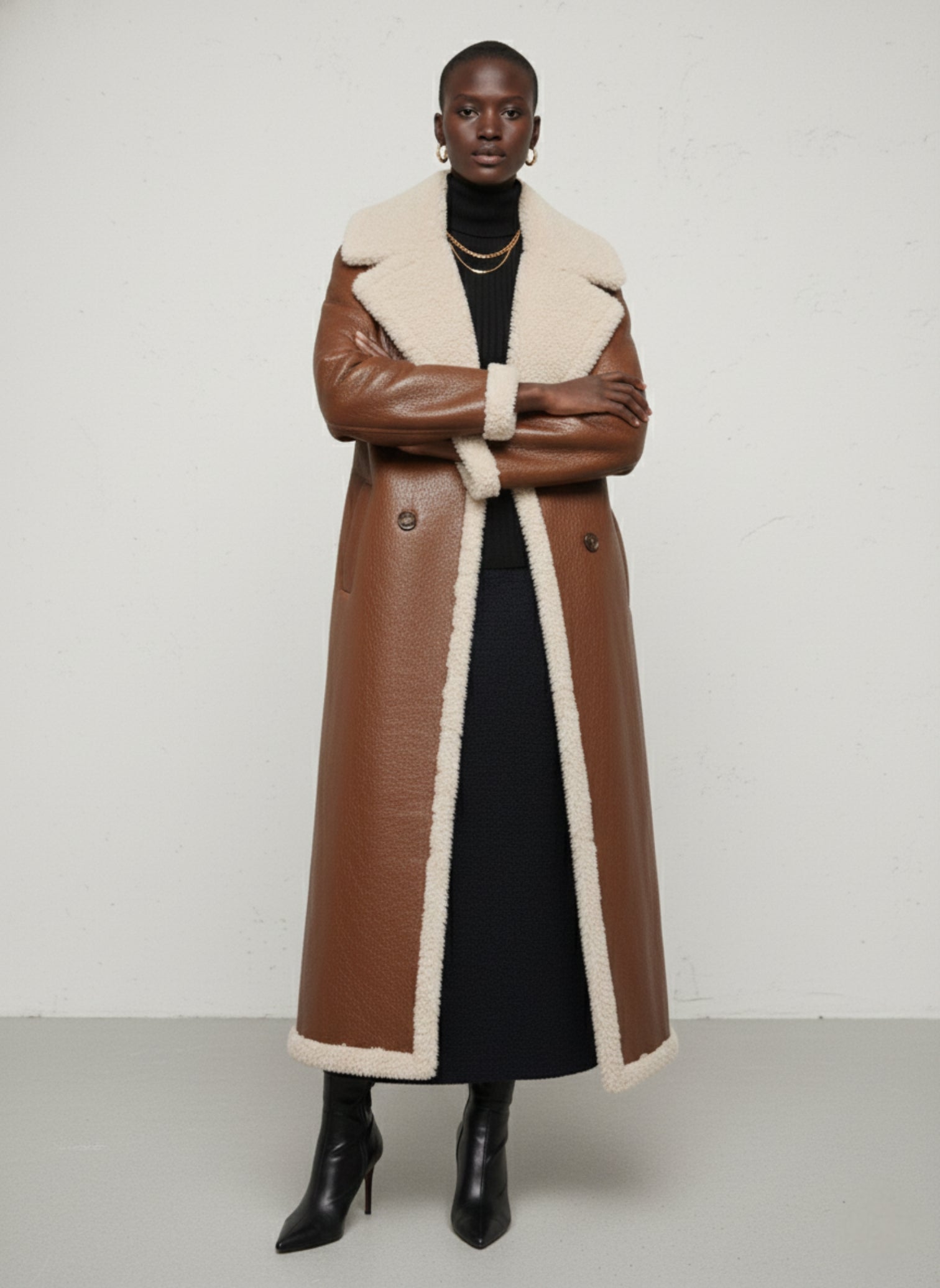 Meaghan  Shearling Coat