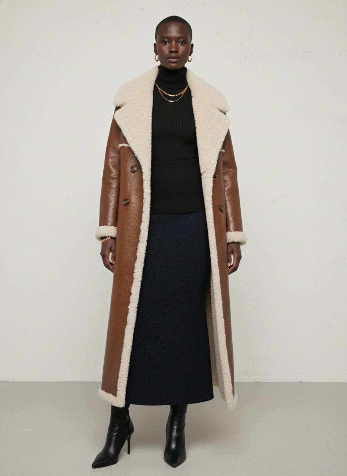 Meaghan  Shearling Coat