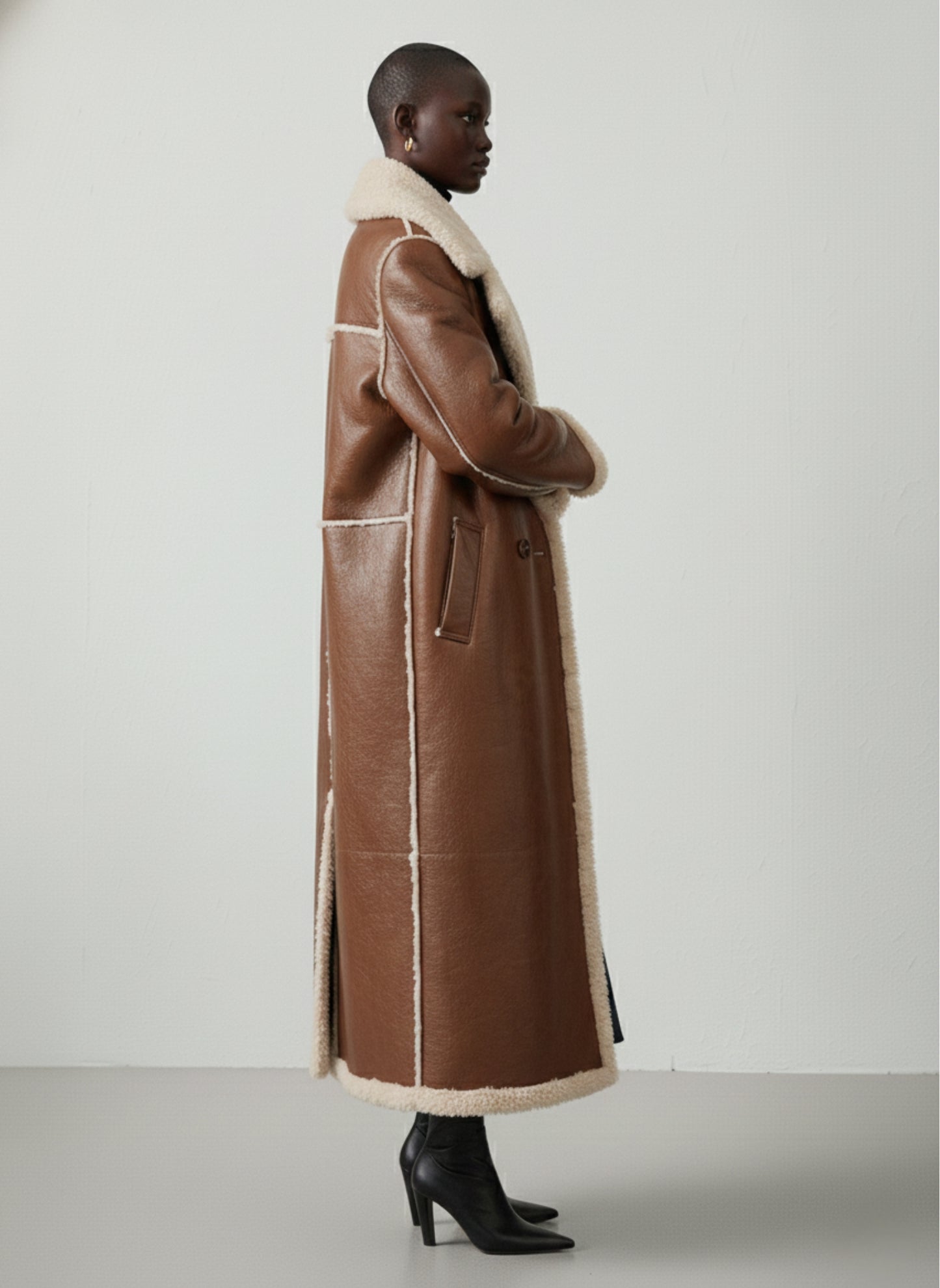 Meaghan  Shearling Coat