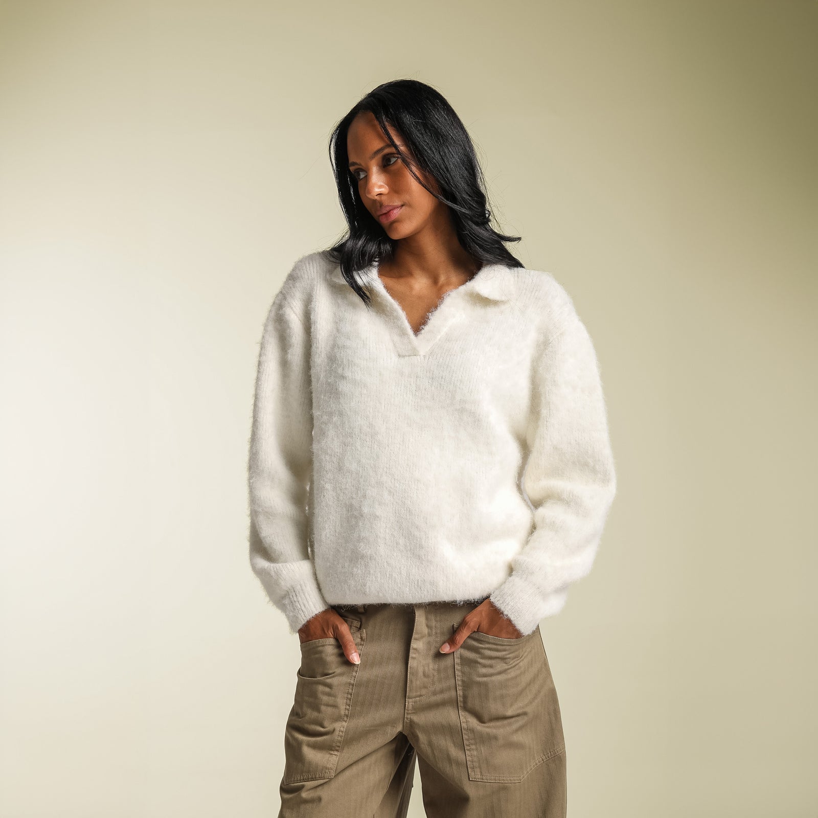 Halewat Polo Sweater Womens