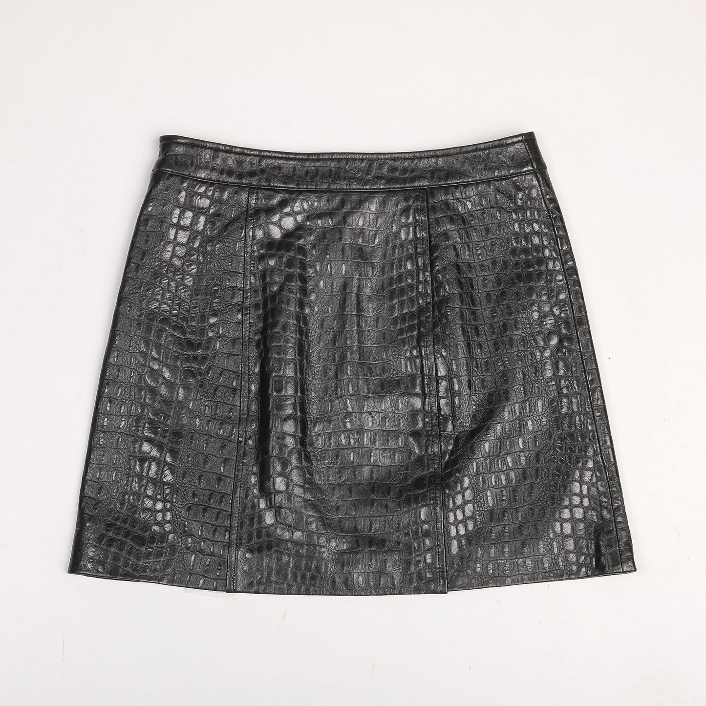 Hayat Leather Mini Skirt