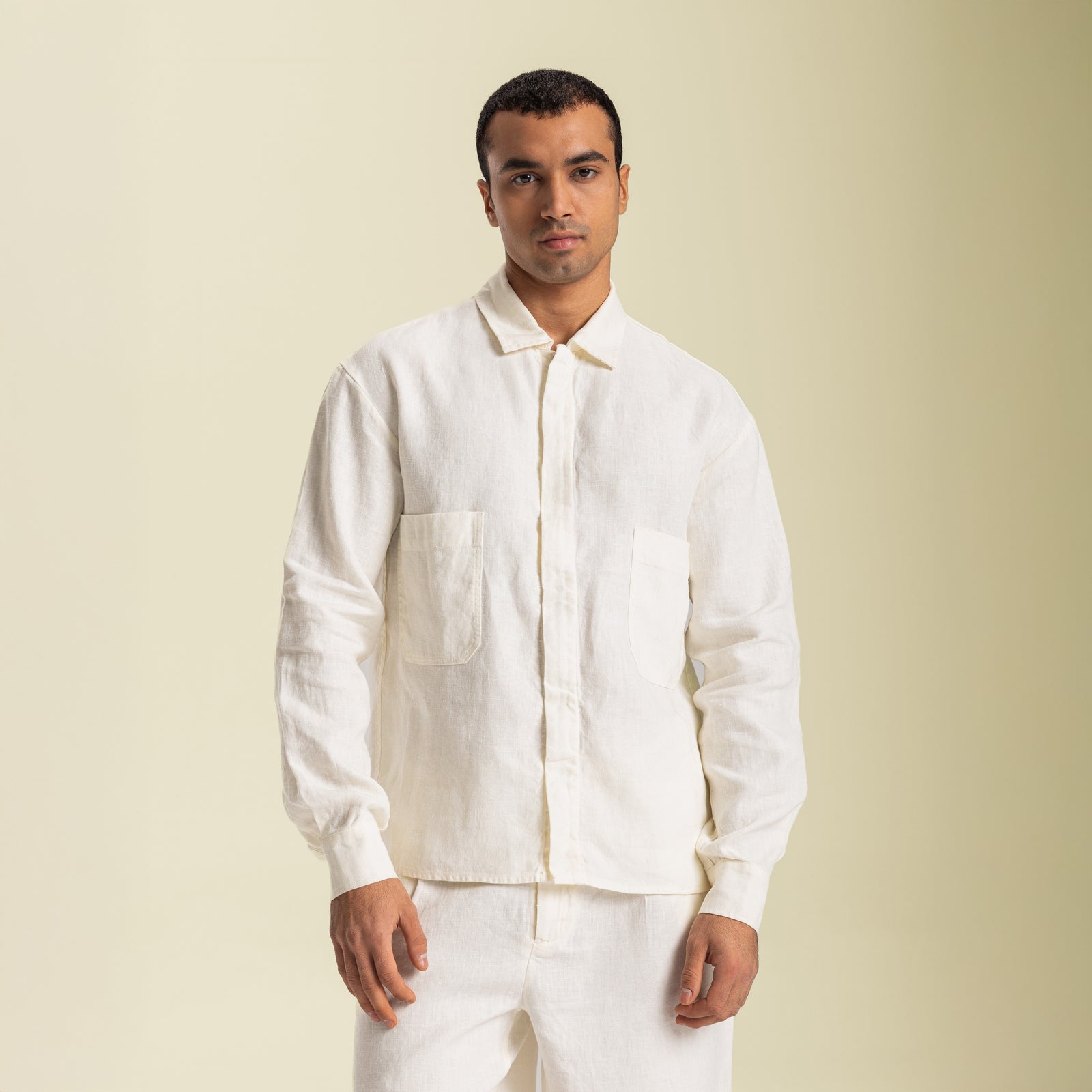 Nazret Linen Shirt Jacket