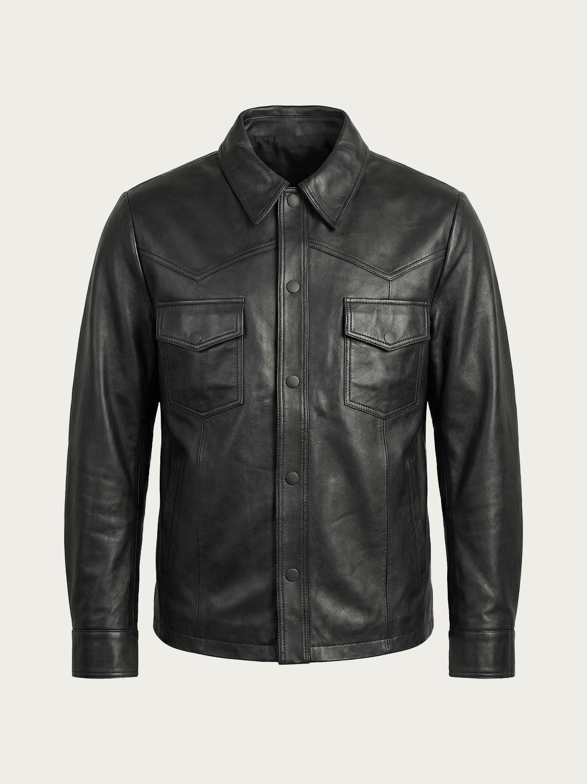 Victor Leather Shirt