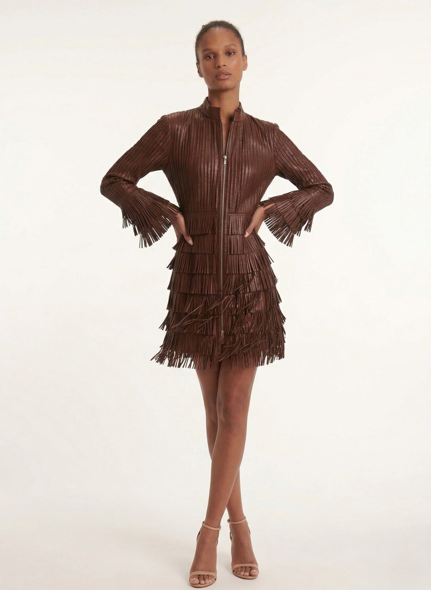 Alex Silvera Fringe Dress